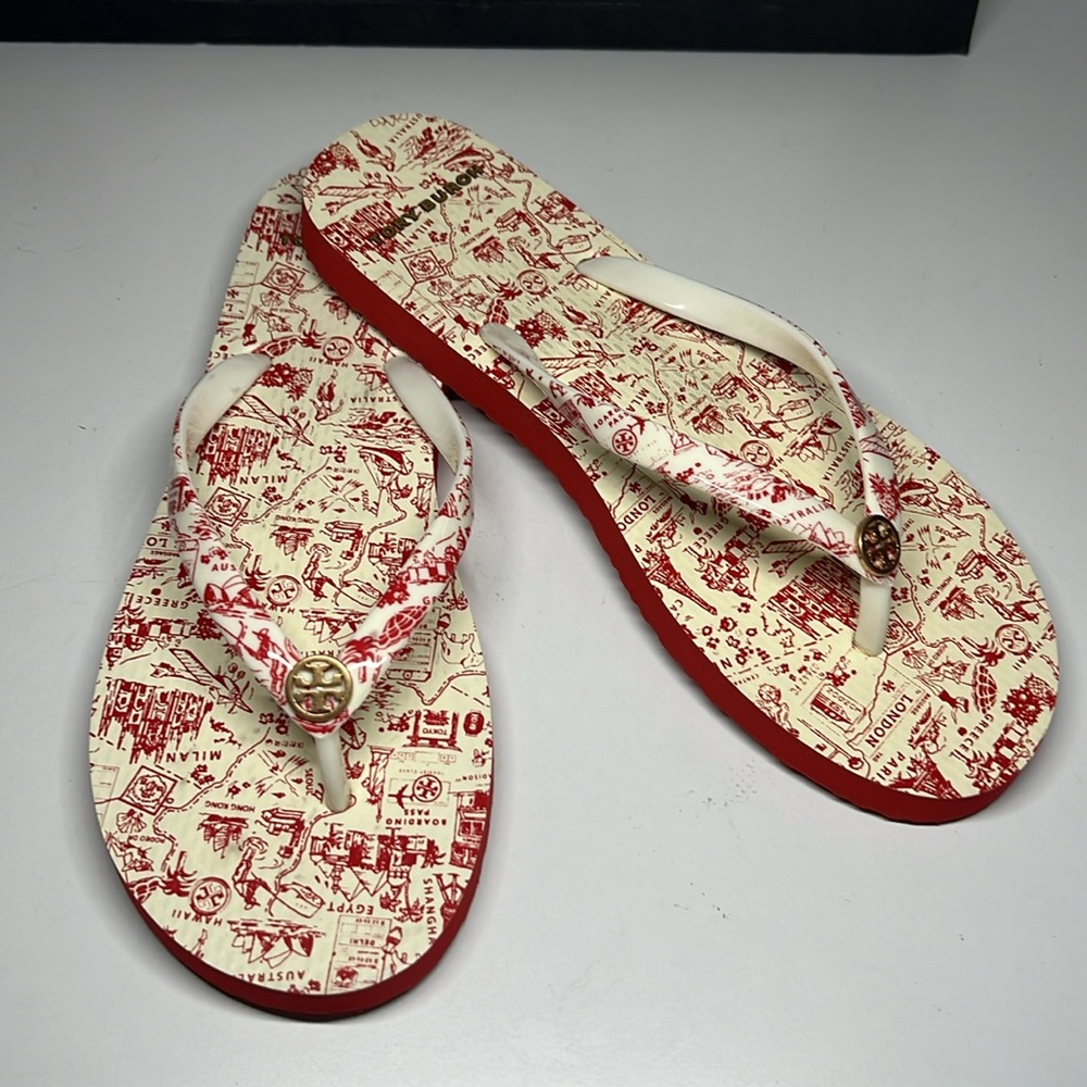 Tory Burch Printed Women’s Flip-Flops Size 7